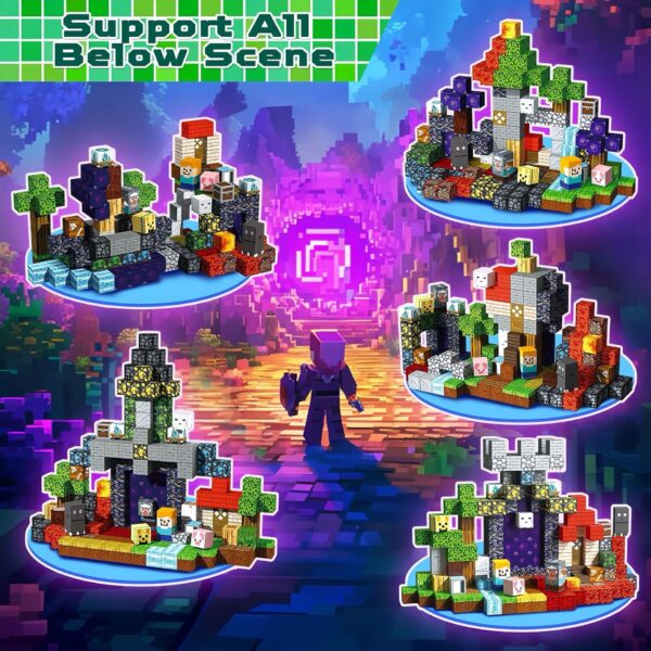 Mag PIX block world Magnetic Building Blocks Set Christmas Tree 60PCS