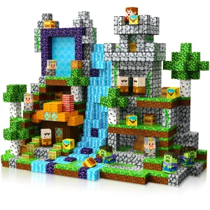 Magnetopia™【Pixel World】Magnetic Building Blocks | 200 PCS | 0.8" | Adventure