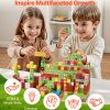 Magnetic Blocks 100 PCS Magnet Blocks Set STEM Montessori Sensory Toys