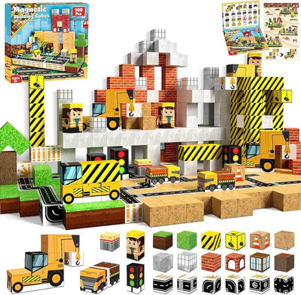 Mag PIX block world Magnetic Building Blocks Set Construction 100PCS
