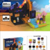 Mag PIX block world Magnetic Building Blocks Set Lava World 285PCS