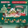 Mag PIX block world Magnetic Building Blocks Set Christmas House 300PCS