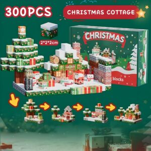 Mag PIX block world Magnetic Building Blocks Set Christmas House 300PCS