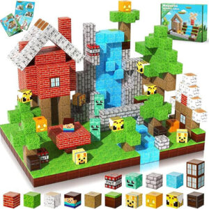 Mag PIX block world Magnetic Building Blocks Set Jungle Hut 100PCS