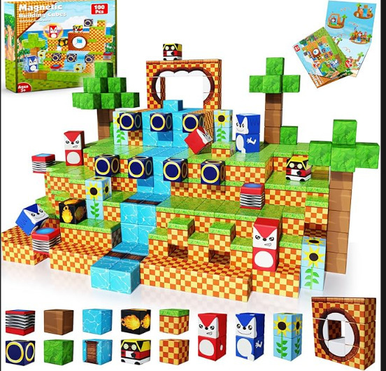Mag PIX block world Magnetic Building Blocks Set Adventure 100PCS