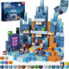 Mag PIX block world Magnetic Building Blocks Set Blue Castle 100PCS