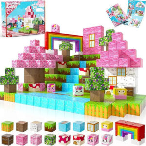 Mag PIX block world Magnetic Building Blocks Set Unicorn 100PCS